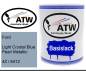 Preview: Ford, Light Crystal Blue Pearl Metallic, 4Z / 6412: 1L Lackdose, von ATW Autoteile West.